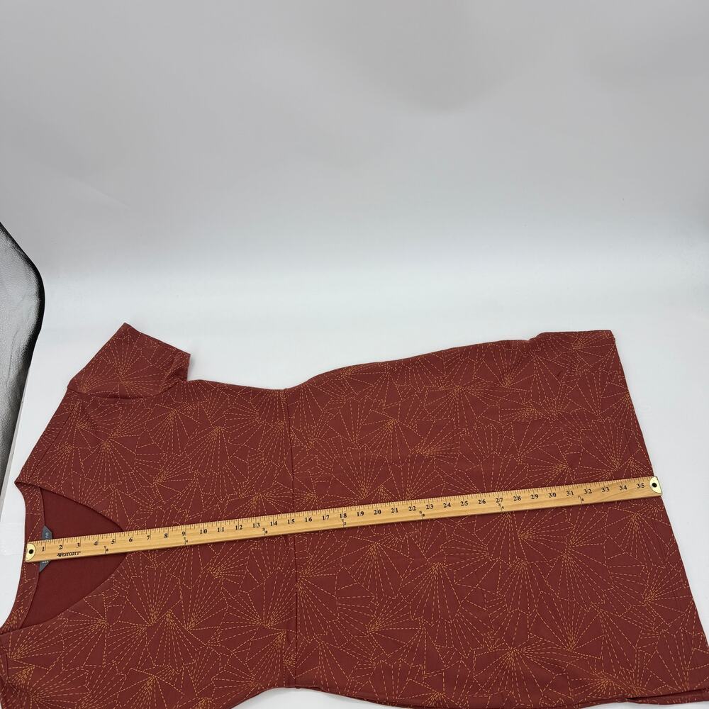 TITLE NINE T-Shirt Dress Pockets Size M Short Sleeve Summer Casual V Neck 120906 - Picture 9 of 9